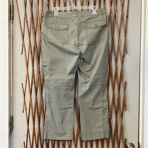 Sage Green Cargo Capris/10 - Picture 8 of 16